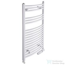   Radeco ADAMO AD3-600/L 870x650 törölközőszárítós radiátor, fényes fehér