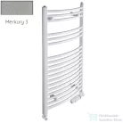 Radeco ADAMO AD4-500/L 1060x550 törölközőszárítós radiátor, MERKURY 3 (metál világosszürke) színben