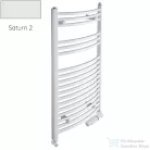 Radeco ADAMO AD4-500/L 1060x550 törölközőszárítós radiátor, SATURN 2 (matt fehér) színben