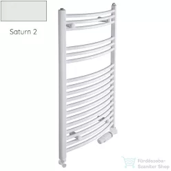   Radeco ADAMO AD4-500/L 1060x550 törölközőszárítós radiátor, SATURN 2 (matt fehér) színben
