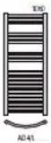 Radeco ADAMO AD4-500/L 1060x550 törölközőszárítós radiátor, SATURN 2 (matt fehér) színben