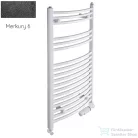 Radeco ADAMO AD6-400/L 1440x450 törölközőszárítós radiátor, MERKURY 6 (metál fekete) színben