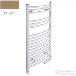   Radeco ADAMO AD6-400/L 1440x450 törölközőszárítós radiátor, SATURN 6 (matt homok) színben