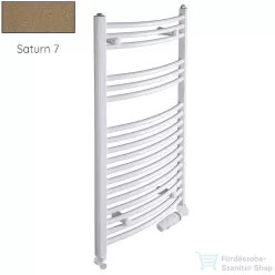   Radeco ADAMO AD7-400/L 1630x450 törölközőszárítós radiátor, SATURN 7 (metál homok) színben