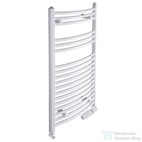 Radeco ADAMO AD7-500/L 1630x550 törölközőszárítós radiátor,fényes fehér
