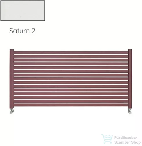 Radeco ALVO 5 350x1600 design radiátor,SATURN 2 (matt fehér) színben