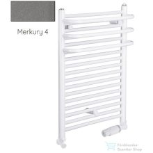   Radeco ARIA A1-600/1 490x635 törölközőszárítós radiátor, MERKURY 4 (metál szürke) színben