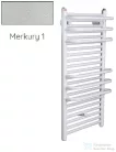 Radeco ARIA A3-400/2 870x435 törölközőszárítós radiátor, MERKURY 1 (metál ezüst) színben