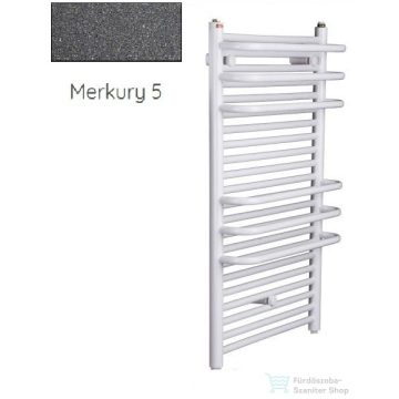   Radeco ARIA A3-400/2 870x435 törölközőszárítós radiátor, MERKURY 5 (metál sötétszürke) színben
