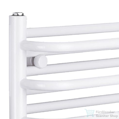 Radeco ARIA A3-400/2 870x435 törölközőszárítós radiátor, MERKURY 6 (metál fekete) színben