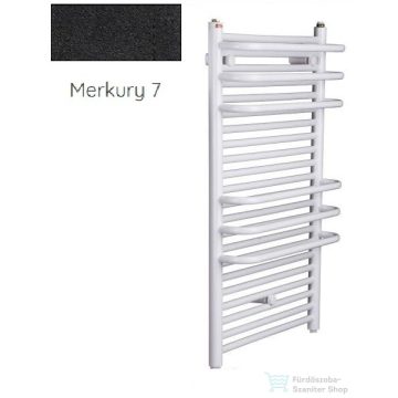   Radeco ARIA A3-400/2 870x435 törölközőszárítós radiátor, MERKURY 7 (matt fekete) színben