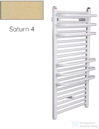 Radeco ARIA A4-400/2 1060x435 törölközőszárítós radiátor, SATURN 4 (metál bézs) színben