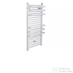   Radeco ARIA A4-500/2 1060x535 törölközőszárítós radiátor, fényes fehér színben