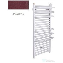   Radeco ARIA A5-350/2 1250x385 törölközőszárítós radiátor, JOWISZ 2 (metál bordó) színben