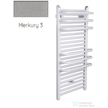   Radeco ARIA A6-350/2 1440x385 törölközőszárítós radiátor, MERKURY 3 (metál világosszürke) színben