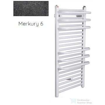   Radeco ARIA A7-350/2 1630x385 törölközőszárítós radiátor, MERKURY 6 (metál fekete) színben