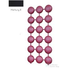   Radeco ATOM 1100x520 design radiátor,MERKURY 8 (selyemfényű fekete) színben