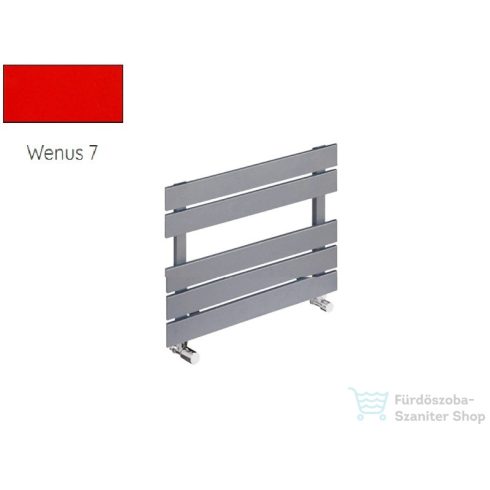Radeco BARI A1-450/B 410x550 design radiátor,WENUS 7 (piros) színben