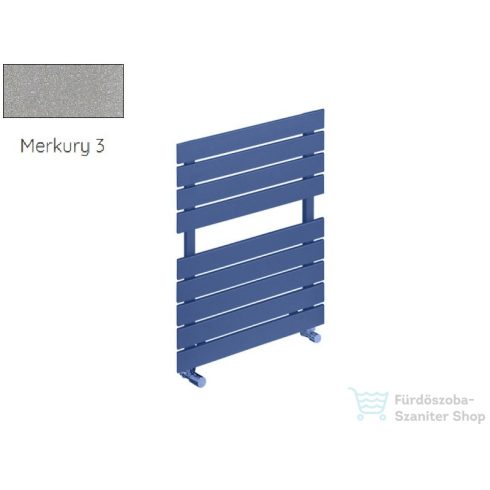 Radeco BARI A2-450/B 690x550 design radiátor,MERKURY 3 (metál világosszürke) színben