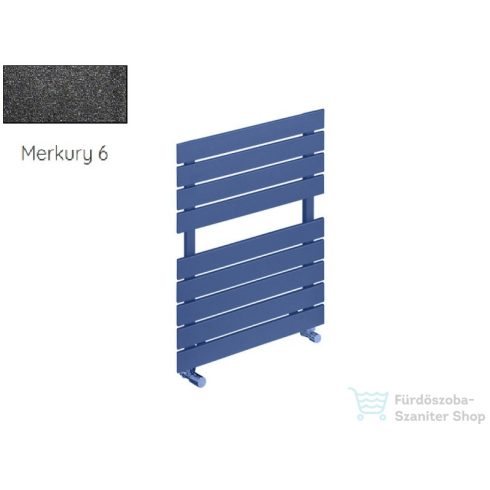 Radeco BARI A2-450/B 690x550 design radiátor,MERKURY 6 (metál fekete) színben