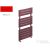 Radeco BARI A3-450/B 970x550 design radiátor,WENUS 7 (piros) színben