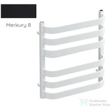   Radeco BILLY 1 595x530 törölközőszárítós radiátor, MERKURY 8 (selyemfényű fekete) színben
