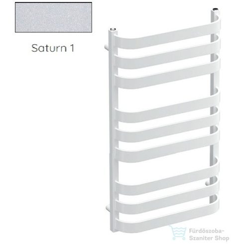 Radeco BILLY 2 930x530 törölközőszárítós radiátor, SATURN 1 (metál jégszürke) színben