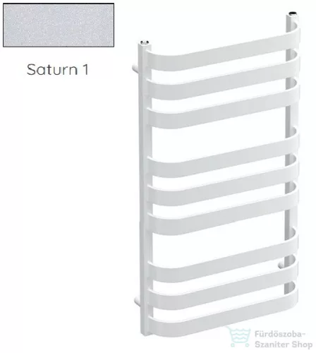 Radeco BILLY 2 930x530 törölközőszárítós radiátor, SATURN 1 (metál jégszürke) színben
