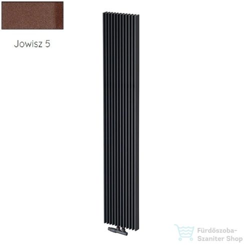 Radeco BORA 1200/13 1200x310 design radiátor, JOWISZ 5 (matt barna) színben