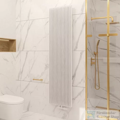 Radeco BORA 1200/25 1200x610 design radiátor, MERKURY 8 (selyemfényű fekete) színben