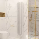 Radeco BORA 1200/25 1200x610 design radiátor, MERKURY 8 (selyemfényű fekete) színben