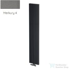   Radeco BORA 600/17 600x410 design radiátor, MERKURY 4 (metál szürke) színben