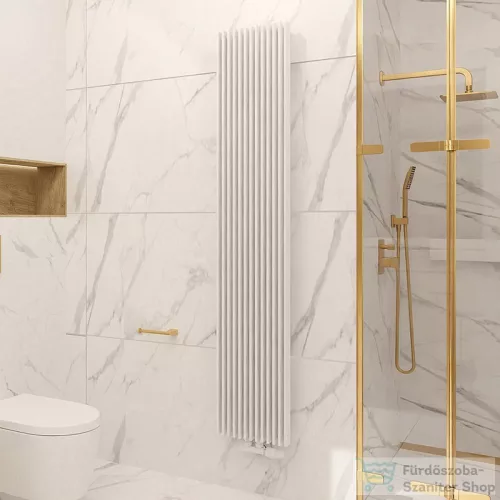 Radeco BORA 600/17 600x410 design radiátor, MERKURY 8 (selyemfényű fekete) színben