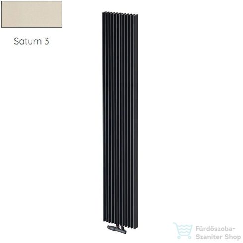 Radeco BORA 600/17 600x410 design radiátor, SATURN 3 (matt bézs) színben