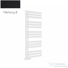   Radeco BRUNO KOLOR 3 1310x500 design radiátor,MERKURY 8 (selyemfényű fekete) színben