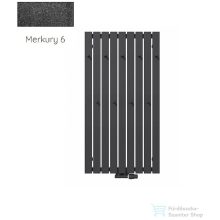   Radeco CALLE 4 1200x620 design radiátor akasztókkal, MERKURY 6 (metál fekete) színben