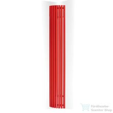   Radeco CARRERA N 1800x235 sarokba építhető, íves design radiátor, Wenus 7 (piros) színben
