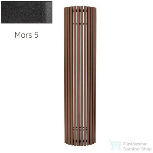 Radeco CARRERA P 1800x430 íves design radiátor, MARS 5 (antracit) színben