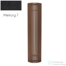   Radeco CARRERA P 1800x430 íves design radiátor, MERKURY 7 (matt fekete) színben