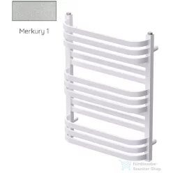   Radeco COMO 1 700x530 törölközőszárítós radiátor, MERKURY 1 (metál ezüst) színben