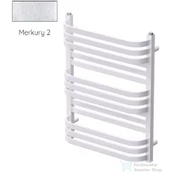   Radeco COMO 1 700x530 törölközőszárítós radiátor, MERKURY 2 (ezüst) színben