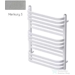   Radeco COMO 1 700x530 törölközőszárítós radiátor, MERKURY 3 (metál világosszürke) színben