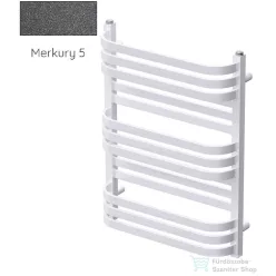   Radeco COMO 1 700x530 törölközőszárítós radiátor, MERKURY 5 (metál sötétszürke) színben
