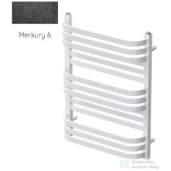   Radeco COMO 1 700x530 törölközőszárítós radiátor, MERKURY 6 (metál fekete) színben