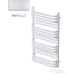  Radeco COMO 2 970x530 törölközőszárítós radiátor, MERKURY 2 (ezüst) színben