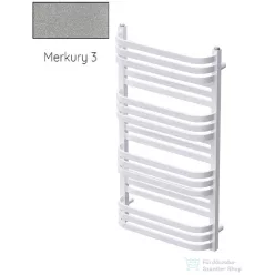   Radeco COMO 2 970x530 törölközőszárítós radiátor, MERKURY 3 (metál világosszürke) színben