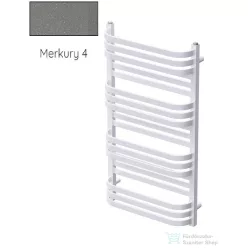   Radeco COMO 2 970x530 törölközőszárítós radiátor, MERKURY 4 (metál szürke) színben