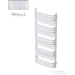   Radeco COMO 3 1240x530 törölközőszárítós radiátor, MERKURY 2 (ezüst) színben