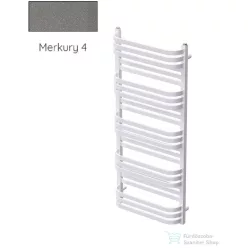   Radeco COMO 3 1240x530 törölközőszárítós radiátor, MERKURY 4 (metál szürke) színben