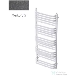   Radeco COMO 3 1240x530 törölközőszárítós radiátor, MERKURY 5 (metál sötétszürke) színben